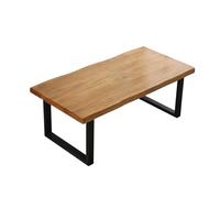 Mesas auxiliares pequeñas para dormitorio Mesa de centro for sala de estar, hogar minimalista, madera maciza, pequeño apartamento, fabricación de té, mesa de sofá moderna cuadrada wabi-sabi móvil Mesa