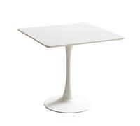 Mesas auxiliares pequeñas para dormitorio Mesa De Comedor Casera Sencilla, Mesa De Comedor Cuadrada Blanca, Mesa De Centro De Moda, Mesa De Té De Ocio for Balcón Mesa auxiliar para guardería con espac