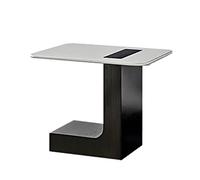 Mesas Auxiliares Pequeñas Para Dormitorio Pequeña mesa de café Simple Mesa de café con sofá en forma de C Simple Adecuado for sala de estar, oficina, dormitorio Mesa de Centro Para Sala de Estar(B)