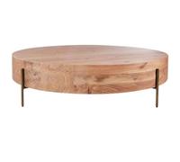 Mesas auxiliares pequeñas para el dormitorio Mesa de centro de madera maciza americana redonda retro sala de estar mesa de té cama y desayuno Mesa auxiliar de habitación infantil con espacio de