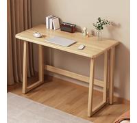 Mesas auxiliares Plegables para Sala de Estar y Oficina, diseño de Patas trapezoidales, escritorios de Estudio Que ahorran Espacio con Cierre de pestillo, Muebles versátiles y Elegantes.