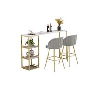 Mesas de Bar Bar Moderno al Aire Libre Sala de Estar Dormitorio de la Oficina Cafetería de té de té de té Mesa de Mesa Alta sin sillas Mesa Alta de Pub(100 * 40 * 105cm)