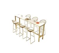 Mesas de Bar Mesa y sillas Modernas de la Sala de Estar en el hogar Mesa de Bar de Oficina contra la Pared Mesa de Bar de té de Leche, sin sillas Mesa Alta de Pub(100 * 40 * 105)