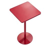 Mesas de barras rojas Mesa de cóctel con mostrador, mesa auxiliar moderna | 48/60/70 cm Altura 72cm/73cm Muebles de bar Hogar Cocina Desayuno Comedor Pub Cafetería Apartamento(Red,48x48x72cm)