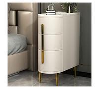 mesas de Café Mesa auxiliar estrecha con cajón, mesa auxiliar de madera maciza, mesa de 3 niveles, mesita de noche delgada, mesa auxiliar for sofá pequeño for espacios pequeños, for sala de estar y do