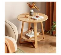 mesas de Café Mesa redonda pequeña, mesa pequeña, sofá pequeño, mesa auxiliar pequeña, mesita de noche de madera maciza for dormitorio, estantes, mesa de centro pequeña for balcón Minimalista