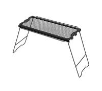 Mesas de camping ligeras con rejilla de cocina, mesa plegable para pícnics al aire libre, para pesca, pícnics y barbacoas