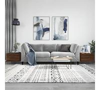 Mesas de Centro 2 uds Madera ingeniería marrón Roble Mesa de Centro con Cajón, Estilo y Almacenaje para Sala 50x50x40cm