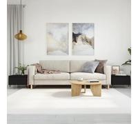 Mesas de Centro (2 Unidades), Material Madera de Ingeniería y Metal, Diseño Moderno con Cajón, Estables y Espaciosas, Mesa Centro Salon, Coffee Table, para Salón o Comedor, Color Negro, 50x46x35 cm