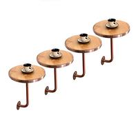 Mesas de Centro pequeñas de Pared, Mesa Redonda pequeña nórdica de Pared para Tienda de té con Leche, Personalidad Simple, cafetería de Pared Informal, Postre, Comedor Comercial