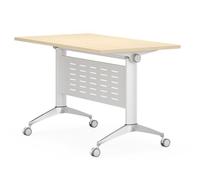 Mesas De Conferencias Plegables, Mesa De Reuniones Con Ruedas, Escritorio Plegable Portátil Con Ruedas, Mesa De Capacitación Móvil Plegable, Mesa De Seminario Para Sala De Juntas En Casa Y Oficina(120