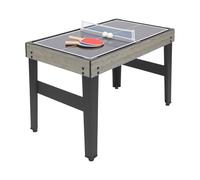 Mesas de juego multifuncionales, Best Sporting 10 en 1, mesa de juegos multifunción para niños y adultos, incluye hockey de aire, mesa de billar, mesa de billar, futbolín, etc. (gris)