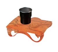 Mesas de tarjetas portátiles, tamaño pequeño, plegable de camping, 12,4 x 8,86 pulgadas, diseño compacto y plegable, ligero de Hiking Gear for Beach, , Travel, Picnic, Indoor and Apartment