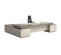 Mesas de té Escritorios de computadora Adecuado para la oficina jefe de la empresa, oficina de director general simple y moderna, oficina de supervisores, escritorio atmosférico el presidente Mesas de