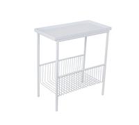 Mesas laterales de sofá Mesas de esquina de hierro Almacenamiento escandinavo de almacenamiento en la cama Pequeño mesa de mesa (color: Onecolor, tamaño: 56 * 31 * 59cm) (Onecolor 56 * 31 * 59cm)