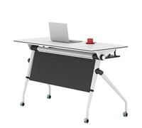 Mesas plegables para sala de conferencias sobre ruedas, fácil montaje, paquete de 2, ideal para reuniones de oficina y aula, diseño de ahorro de espacio, portátil y versátil