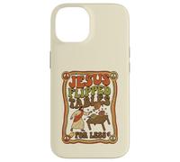 Mesas volteadas de Jesús para Menos Retro Divertido Cristiano Vintage Carcasa para iPhone 14