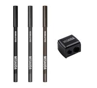 Mesauda Color Pop Eye Set - 3 lápices de ojos Artist Eyes en Ruby, Navy y Teal para looks creativos, atrevidos e inolvidables, con sacapuntas de regalo.