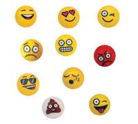 mesbilles MisCanicas - 3 canicas de Vidrio Humor Smiley - canica de Vidrio de 25 mm