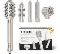 MESCOMB 5 en 1 Air Styler Profesional, Multifuncional Cepillo Secador de Pelo con Secado Rápido, Sin Daños por Calor, Sin Frizz par Volumisation para Todo Tipo de Cabello, Dar Regalos
