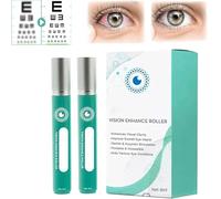 Mesdilisk Vision Enhance Roller 2024, rodillo oftálmico para mejorar la visión, rodillo de masaje ocular, mejora la claridad visual, alivia la tensión ocular, alivia la sequedad seca, 8 ml (2