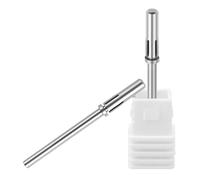 Mesee 2 brocas de mandril para bandas de lijado de uñas pequeñas de 3,1 mm, cabezales de lima de taladro de uñas de vástago de 2,35 mm, mandriles para manicura eléctrica y pedicura