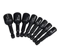 Mesee 8 adaptadores de machos de rosca M4-M16, vástago hexagonal de 1/4 pulgadas, machos de roscar para máquina