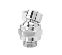 Mesee Adaptador de articulación esférica G 1/2, cabezal de ducha de lluvia, rótula ajustable, adaptador de bola giratoria de cabezal de ducha universal, componente de ducha para conexión de alcachofa