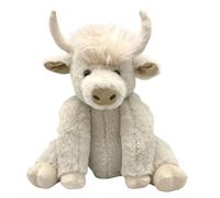 'Meseta rellena - Animal de Peluche de marrón | Juguete de Peluche Realista para Ganado de Las Highland de 10 Pulgadas | Cómodo Peluche Yak de Buenas Noches Todas