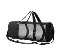 Mesh afueras - bolsa cilíndrica y plegable de platos principales para playa y natación | 58 x 27 x 27 cm Bolsa de malla grande para equipos de buceo, accesorios deportivos y viajes | Bolsa de playa