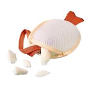 Mesh Animal Soap Pouch, Bar Soap Bag, 5.31x4.13 Inches with Lanyard, Body Scrubber, Foaming Soaps Saver Net, Bathing Accessory for Details, Travel Hotel Home Bathroom Usage