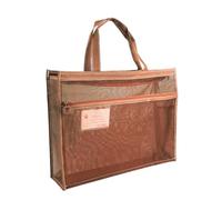 Mesh Art Supply Bag, Clear Art Storage Bag, A3 Tote Bag For Art, Art Supply Tote Bag, Art Work Storage Bag, Painting Material Storage, Art Organizer Bag With Zipper, Art Supplies Carrying Bag, verde