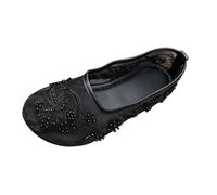 Mesh Ballet Pumps for Women - Lace Mary Jane Shoes Casual Low Top Ballerina Flats Ladies Summer Flat Shoes Wide Width Casual Summer Daily Dress Flats Mary Janes