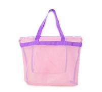 Mesh Beach Bag Large Capacity Toy Travel Toiletry Storage Sand For Family Holiday Large Capacity Handbag Travel Toiletry Sand