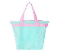 Mesh Beach Bag Large Capacity Toy Travel Toiletry Storage Sand For Family Holiday Large Capacity Handbag Travel Toiletry Sand