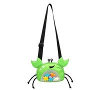 Mesh Beach Toy Bag - Crab Shape Shell Collecting Tote With Adjustable Straps For Kids | Pool, Beach, Lake, Camping, Travel & Outdoor Use