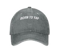 Mesh Cap Born To Yap Premium Running Caps Sport Hats For Running Workouts Shopping Lavable Gorra De Malla Protección Solar Gorra Hombre para Deporte Tenis Running