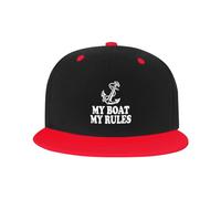 Mesh Cap My Boat My Rules Classic Running Caps Baseball Hats For Fishing Summer Gym Transpirable Gorra Unisex Gorra De Malla para Adulto Outdoor Golf
