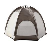 Mesh Cat House - Foldable Breathable Tent, Zippered Door Cat Cave with Sturdy Construction, Pet Shelter, Indoor Cats Accessory, Play Tent for Home Living Room Apartment Dorm Patio Balcony Porch
