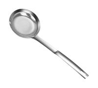 Mesh Colander Stainless Steel - Multifunctional Strainer with Handle | Fine Mesh Food Strainer | Fat Skimmer Spoon for Grease, Gravy, Foam, Hot Pot, Pasta, Vegetables, Fruits, Kitchen Essential