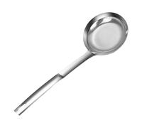 Mesh Colander Stainless Steel - Multifunctional Strainer with Handle | Fine Mesh Food Strainer | Fat Skimmer Spoon for Grease, Gravy, Foam, Hot Pot, Pasta, Vegetables, Fruits, Kitchen Essential