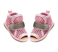 Mesh Dog Boots - Outdoor Paw Protector, Reflective Pet Shoes | Outdoor Summer Dog Boots For Summer Outdoor Beach Hot Pavement Hardwood Floors Walking Hiking Camping