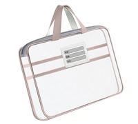 Mesh File Bag - Zipper Pouch with Handle for Organizing Documents, Stationery, Exams, and Office Supplies, Portable for Students, Teachers, School, Home, Classroom, Travel, Lightweight Material