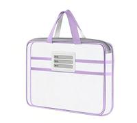 Mesh File Organizer Bag, Zipper Document Storage Pouch With Carry Handle, Transparent Breathable Folder For Papers Stationery Supplies, Portable Case Office School Teacher Work Travel