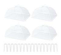 Mesh Garden Cover | Reusable Breathable 4 Pieces Sun Proof,Plant Dome Netting - for Outdoors Backyard Vegetable Flowers Strawberry Bonsais Small Fruit Bushes