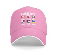 Mesh Gorra Estoy con Canadá, Groenlandia, México, Panamá, Gaza Y Ucrania. Casual Sombrero Secado Rápido Casual Sombrero para Deportes Verano Dia del Padre