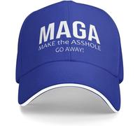 Mesh Gorra Maga Haz Que El Imbécil Se Vaya Informal Deportiva Motocicleta Gorra Ajustable Sombrero para El Sol para Deportes Golf Cumpleaños