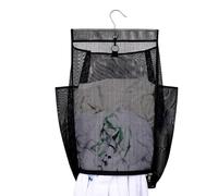Mesh Laundry Basket - Organizador de malla transpirable plegable | Indoor Suspending Laundry Hamper For Dorm Bathroom Apartment Gym Women Men Adults Homeowners, Space Saving Wall Hanging Bag