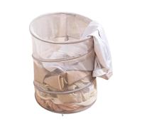 Mesh Laundry Basket - Space Saving Foldable Bag | Laundry Basket | For Bathroom Bedroom Dorm College Home Closet Outdoor Camping
