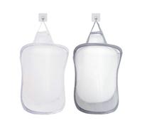 Mesh Laundry Baskets, Pop Up Laundry Storage Basket Collapsible Washing Bag Hanging Toy Tidy Organizer